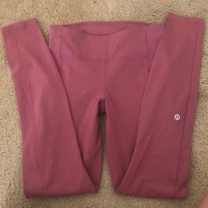 Lululemon Speed Up Tights 28’ Moss Rose Size 4
